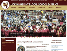 Tablet Screenshot of lhschools.org